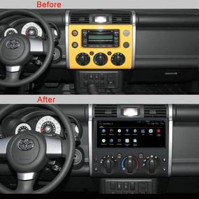 img 2 attached to 🚗 CUSP 12.3-дюймовый Android-автомагнитола с GPS-навигацией для Toyota FJ Cruiser 2006-2021 - мультимедийный плеер Octa Core 4G + 64G, CarPlay, HD IPS-дисплей - автомобильный головное устройство с установочным комплектом для панели приборов - подключай и используй