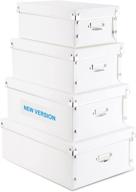 4 pack storage box storage & organization and baskets, bins & containers logo