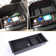 🔧 organize your ford f150 center console with jdmcar armrest insert - storage box for 2015-2020 models logo