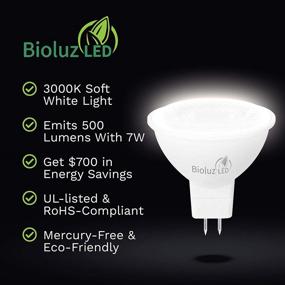 img 2 attached to 💡 Bioluz LED Halogen Replacement Non Dimmable Industrial Electrical - Efficient Lighting Solution for Industries