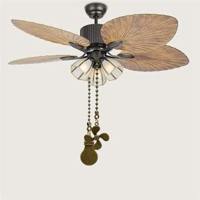 img 2 attached to Ceiling Fan Pulls Set - Moon and Sun Shaped Fan Chain Extender with Connector - 4 Pack, 12 Inches Beaded Ball Pull Chains, Bronze Finish, 3mm Diameter - Ideal for Fan and Light Bulb Ornaments