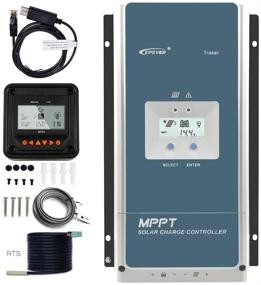 img 4 attached to ⚡ EPEVER 100A MPPT Charge Controller: Powerful 100 Amp Solar Controller for 48V 36V 24V 12V Auto, Negative Ground, Compatible with Lithium, Sealed (AGM), Gel, and Flooded Batteries - Max 150V Input
