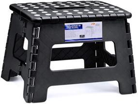 img 4 attached to ACSTEP Foldable Step Stool Kitchen (Black): Compact & Convenient for Everyday Use!