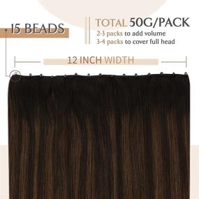 img 3 attached to Sunny Extensions 50Gram Lowlight Hair Hair Care