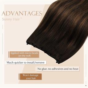 img 2 attached to Sunny Extensions 50Gram Lowlight Hair Hair Care