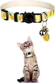 img 4 attached to Breakaway Collar Adjustable Kitten Pineapple