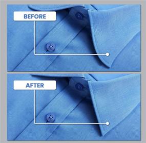 img 3 attached to 👔 Inch-Size Plastic Shirt Collar Stays