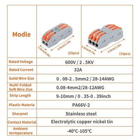 img 3 attached to 🔌 Conductor Connector by Aigreat: A Premium Assortment of Electrical Connectors