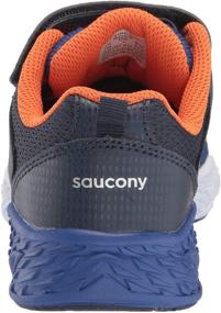 img 2 attached to New Arrival: Saucony Boys Wind Sneaker Little Boys' Shoes—Ultimate Windproof Performance!