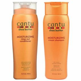 img 2 attached to ⚗️ Cantu Moisturizing Cream Shampoo 13.5 oz &amp; Moisturizing Rinse Out Conditioner 13.5 oz" - "Cantu Hydrating Cream Shampoo 13.5 oz &amp; Moisturizing Rinse Out Conditioner 13.5 oz