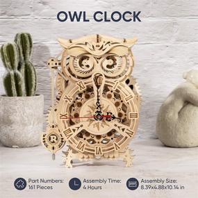 img 2 attached to 🧩 Wooden Puzzle Clock for Adults - ROKR