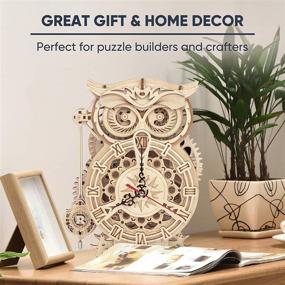 img 3 attached to 🧩 Wooden Puzzle Clock for Adults - ROKR