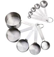 🥄 babish stainless steel measuring cups and spoons set - 10-piece collection logo