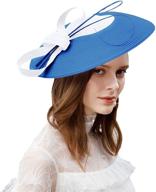 fadves pillbox fascinators: vintage sinamay base hats for weddings and women's straw fedora логотип