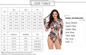 img 2 attached to Printed Swimsuits Athletic Swimwear Bathing Women's Clothing and Swimsuits & Cover Ups