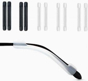 img 4 attached to Silicone Eyeglasses Retainer Anti Slip Sunglasses Occupational Health & Safety Products