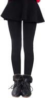 👖 govc winter elastic stretchy leggings: trendy girls' clothing for comfortable leggings logo