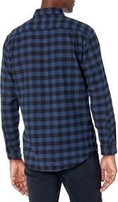 img 2 attached to Amazon Essentials Regular Fit Long Sleeve Flannel Men's Clothing