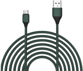 img 4 attached to 🔌 Набор кабелей для зарядки Olort 2 пакета 6,6 фута: Совместим с Samsung Galaxy Tab A 10.1(2016), Tab A8(2018,2015,2019), Tab A6 7.0”, 9.7”, Tab E, S2, SM-T580/550/387/377/530/560/290/280 Замена кабеля зарядного устройства