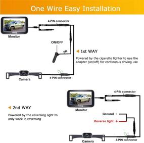 img 3 attached to Yakry Y12 1920P HD Backup Camera Kit: Waterproof, Night Vision, Easy DIY Installation - 2021 Latest Technology