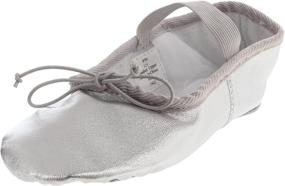 img 4 attached to 🩰 Dance Class B701: High-Quality Leather One Piece Ballet Shoes for Kids