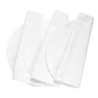 👶 boppy changing pad liner, 3-pack, white terrycloth with waterproof backing - easy mess-free diaper changes for changing pads or on-the-go, machine washable logo