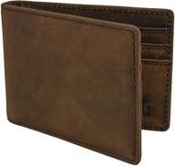 💼 alen lee men's leather wallet: sleek & slim minimalist design logo