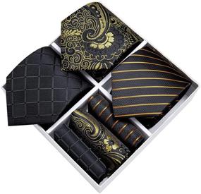 img 3 attached to DiBanGu Necktie Pocket Cufflinks Collection