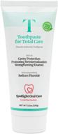 🦷 spotlight oral care total care toothpaste: cavities prevention, hypersensitivity relief, vegan, gluten-free, active fluoride & pentasodium triphosphate, 100ml/3.4 fl oz logo