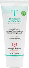 img 4 attached to 🦷 Spotlight Oral Care Total Care Toothpaste: Cavities Prevention, Hypersensitivity Relief, Vegan, Gluten-Free, Active Fluoride & Pentasodium Triphosphate, 100mL/3.4 fl oz