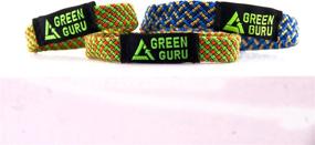 img 1 attached to 🧗 Authentic American-Made Green Guru Gear Upcycled Climbing Rope Bracelet - X-Small