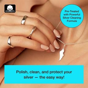 img 3 attached to 🔶 Silver Cleaning Wipes: 100% Cotton Wet Polishing for Jewelry & Silverware - Tarnish Remover & Cleaner (30 Count)