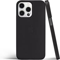 📱 totallee thin iphone 13 pro case - ultra slim minimal cover for apple iphone 13 pro (2021) in frosted black logo