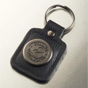 img 1 attached to Sturdy and Bold LuxLeather Keychain: A Thoughtful Gift of Courage