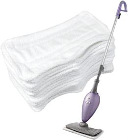 img 3 attached to 🧹 The Elixir Eco Green Set of 10, Microfiber Replacement Washable Cleaning Mop Pads for Shark Steam & Spray Mop: S3101, S3250, S3251, S3202, SK410, SK4350CO, SK460, SK140, SK141