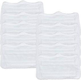 img 4 attached to 🧹 The Elixir Eco Green Set of 10, Microfiber Replacement Washable Cleaning Mop Pads for Shark Steam & Spray Mop: S3101, S3250, S3251, S3202, SK410, SK4350CO, SK460, SK140, SK141