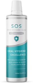 img 4 attached to BRIOTECH Super Oxidizing Saline (SOS) Gentle Oral Hygiene Mouthwash: All-Natural, Professional-Grade Pure HOCl, Combat Bad Breath from Germs and Plaque, Alcohol-Free & pH Balanced