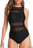 👙 holipick patchwork swimsuit: backless swimwear for women's swimsuits & cover ups logo