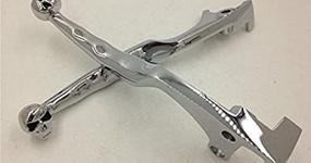 img 4 attached to Chrome Clutch Levers Kawasaki 2003 2008
