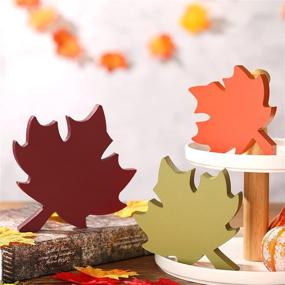img 4 attached to Centerpieces Thanksgiving Harvest Stylish Pattern