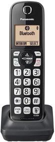 img 1 attached to Enhanced Panasonic KX-TG833SK Bluetooth Link2Cell Cordless Phone: Voice Assist, Answering Machine - 3 Handsets