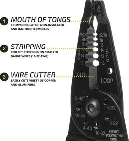 img 2 attached to 🔧 Efficient Wire Stripper, 8 inch Mr. Pen - Wire Cutter & Crimper - Ultimate Wiring Tool for Cable Stripping and Crimping