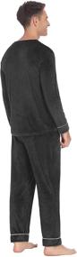 img 2 attached to Ekouaer Couple Classic Sleepwear Pants（Black