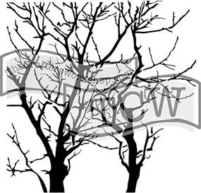 img 1 attached to 🍃 The TCW6X6-251 Template 6"X6", Reversed Branches - Crafter's Workshop