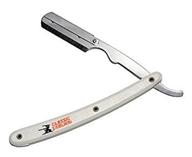 🪒 professional stainless steel straight shave & hair removal tool - ideal for men's grooming logo