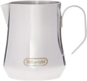 img 3 attached to ☕ De'Longhi 12 oz Stainless Steel Milk Frothing Pitcher for Espresso Machine, Barista Tool for Coffee Cappuccino Latte Art, DLSC0