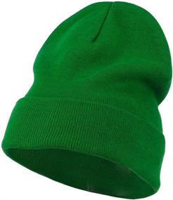 img 4 attached to 🧶 Superior Long Knitting Beanie in Big Size with High-Quality Cotton