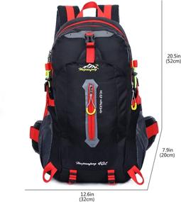 img 3 attached to Backpack Waterproof Lightweight Daypacks Climbing Outdoor Recreation for Camping & Hiking