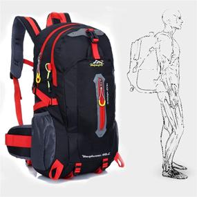 img 1 attached to Backpack Waterproof Lightweight Daypacks Climbing Outdoor Recreation for Camping & Hiking