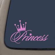 ni988 princess sticker 7 5 inches 4 5 inches logo